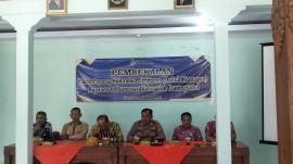 PEMBEKALAN CALON DUKUH KACANGAN KALURAHAN GIRIPURWO